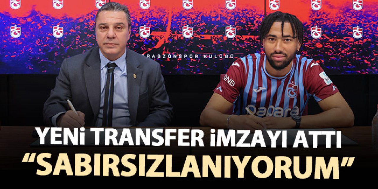 Trabzonspor’un yeni transferi Jabol Folcarelli "Sabırsızlanıyorum"