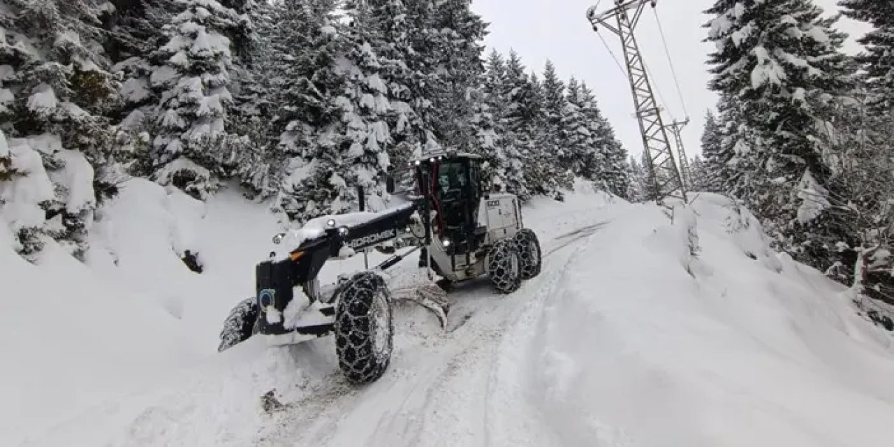 Ordu’da karla yoğun mücadele!