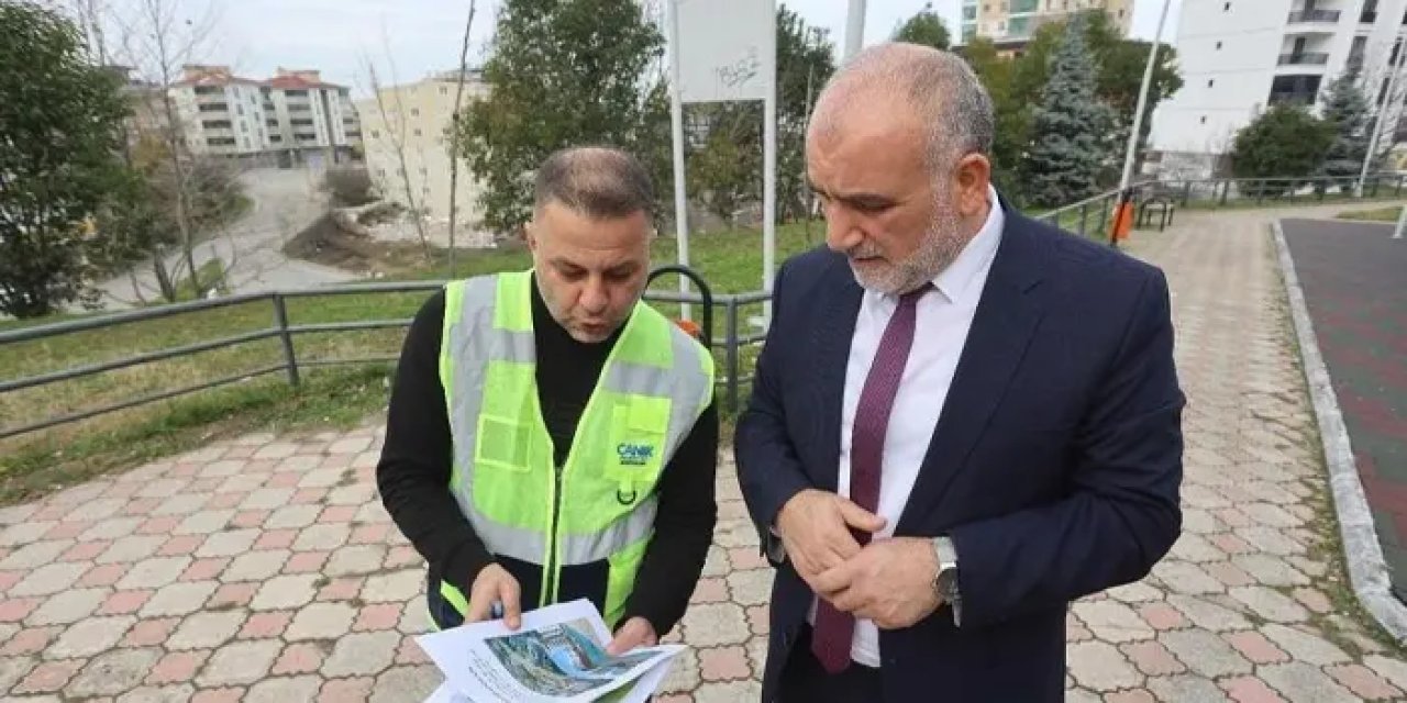Samsun Canik’te park ve sokaklar yenileniyor!