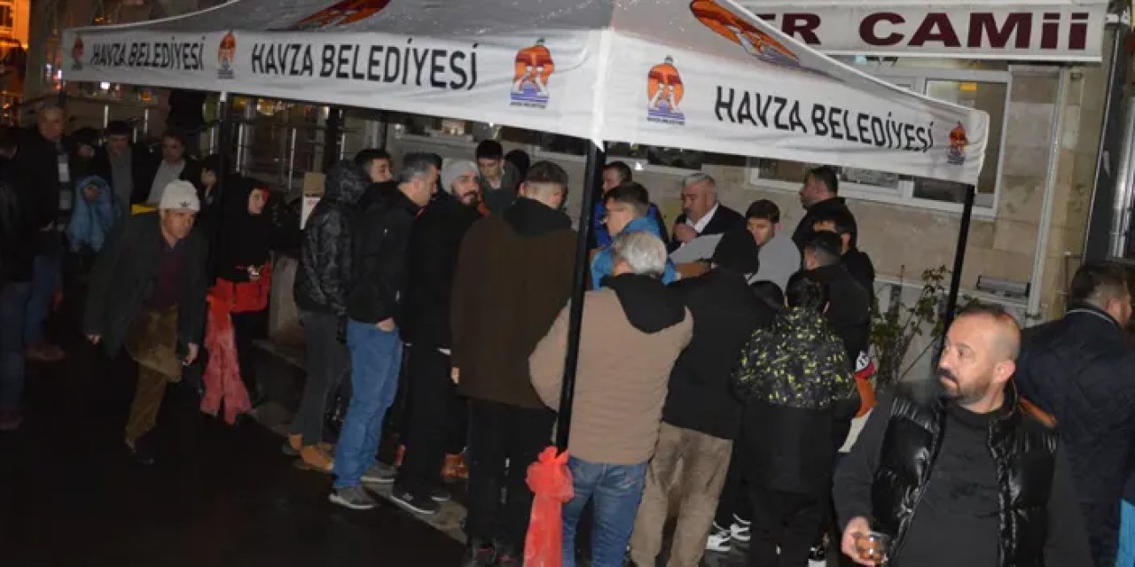Samsun Havza’da Berat Kandili idrak edildi