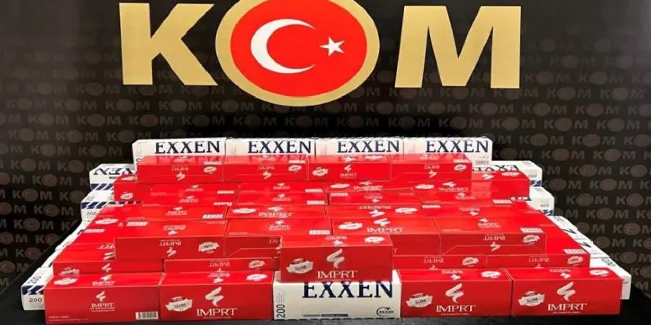 Bayburt’ta 20 bin adet boş makaron ele geçirildi!