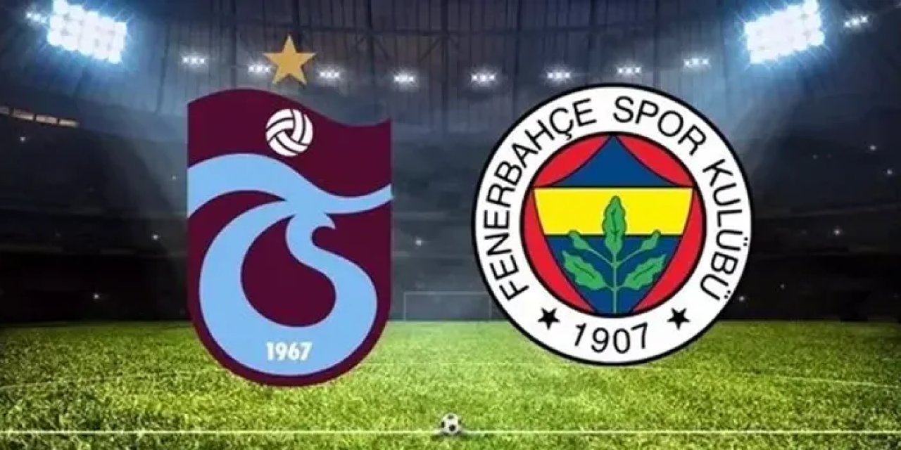 Trabzonspor Fenerbahçe'yi konuk ediyor! Kritik maç bugün: Şifresiz yayınlanacak