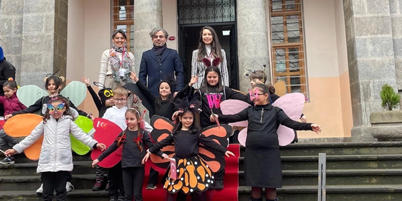 Trabzon'da kelebeklerin yaşamı defileyle anlatıldı