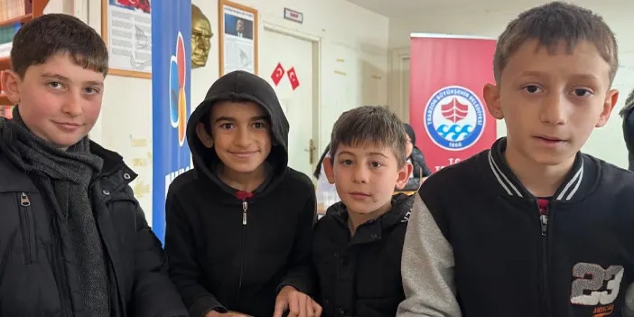 Trabzon’da köy okullarındaki çocuklar bilim merkezinde