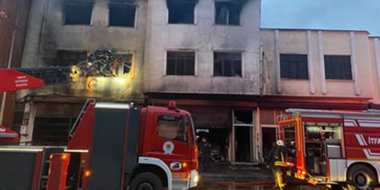 Samsun’da kauçuk fabrikasında gece yarısı yangın!