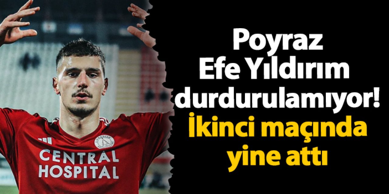 Trabzonspor’un geleceği Poyraz Efe Yıldırım durdurulamıyor!