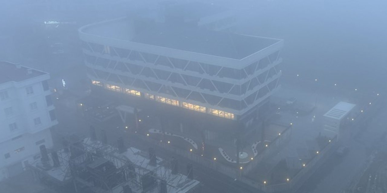 Samsun'da sis etkili oldu! Görüş mesafesi düştü