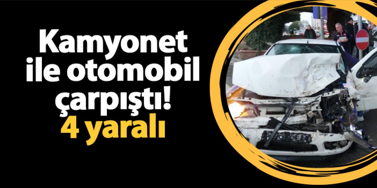 Samsun’da Kavşakta Meydana Gelen Kazada 4 Kişi Yaralandı