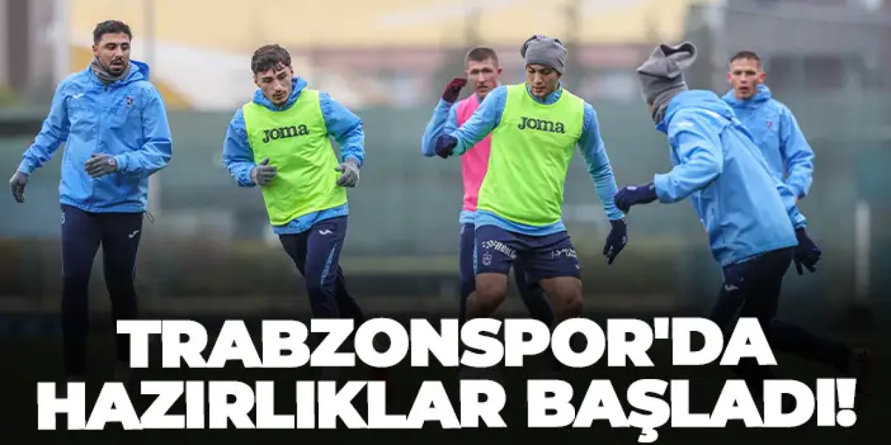 Trabzonspor'da Gaziantep FK maçı hazırlıkları başladı.