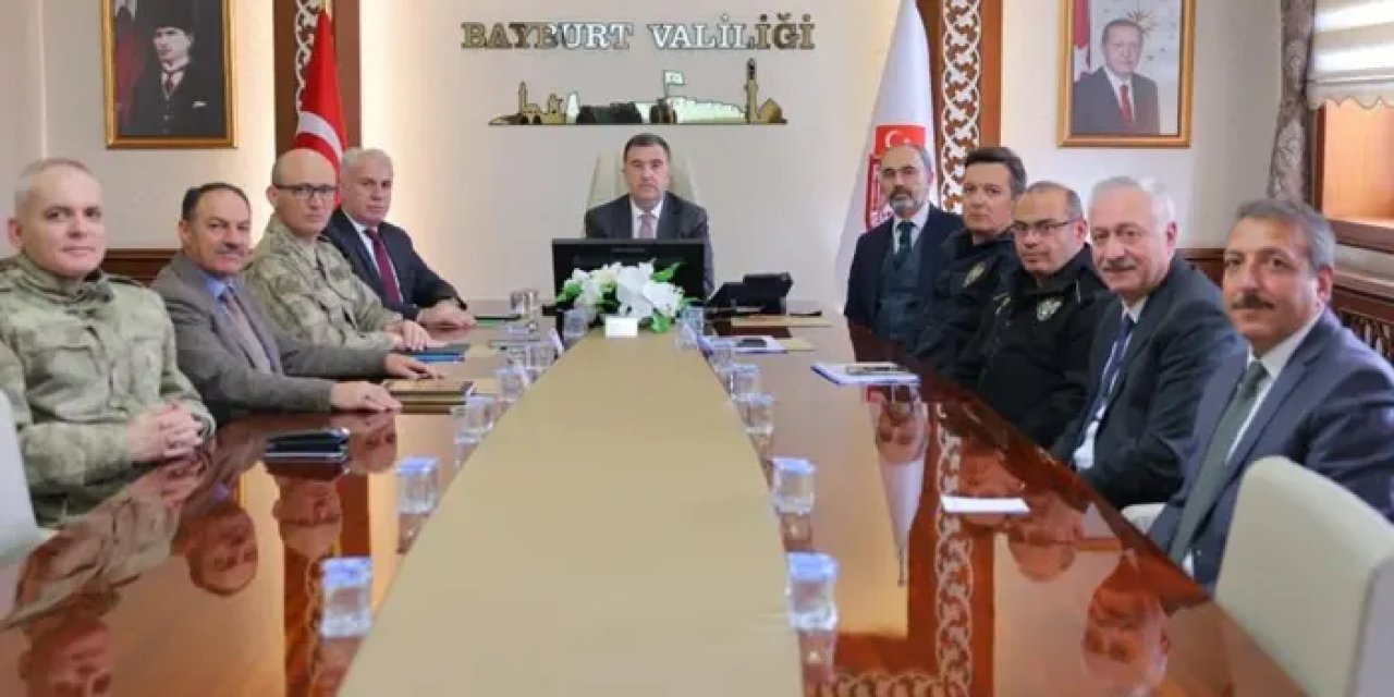 Bayburt’ta Üniversite Güvenlik Toplantısı yapıldı!