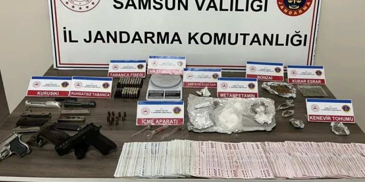 Samsun’da jandarmadan zehir operasyonu!