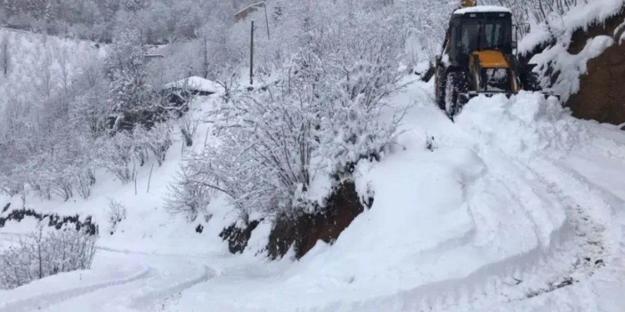 Ordu’da bir günde binlerce kilometre yol ulaşıma açıldı