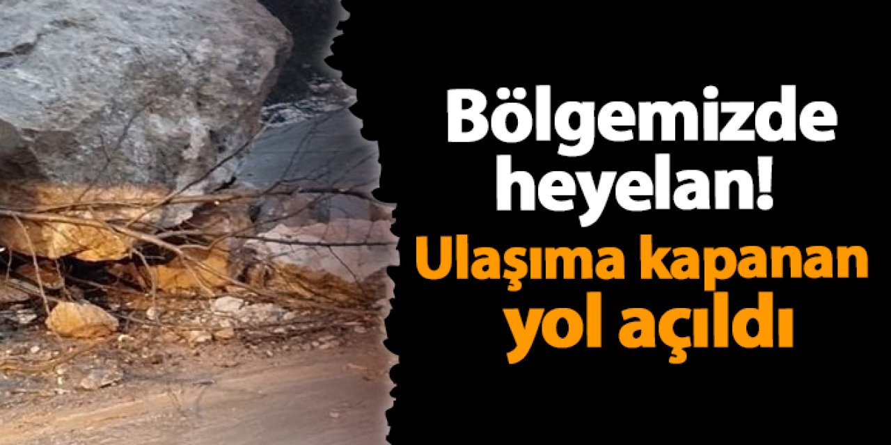 Ordu'da heyelan! Ulaşıma kapanan yol açıldı