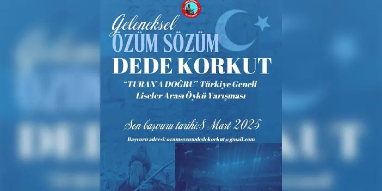 Bayburt’ta Dede Korkut konulu öykü yarışması! Son başvuru tarihi 8 Mart