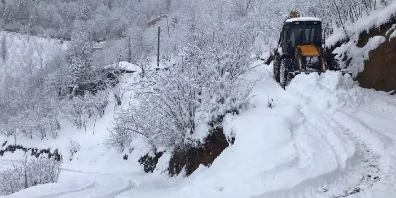 Ordu’da kar yağışı hayatı olumsuz etkiliyor!