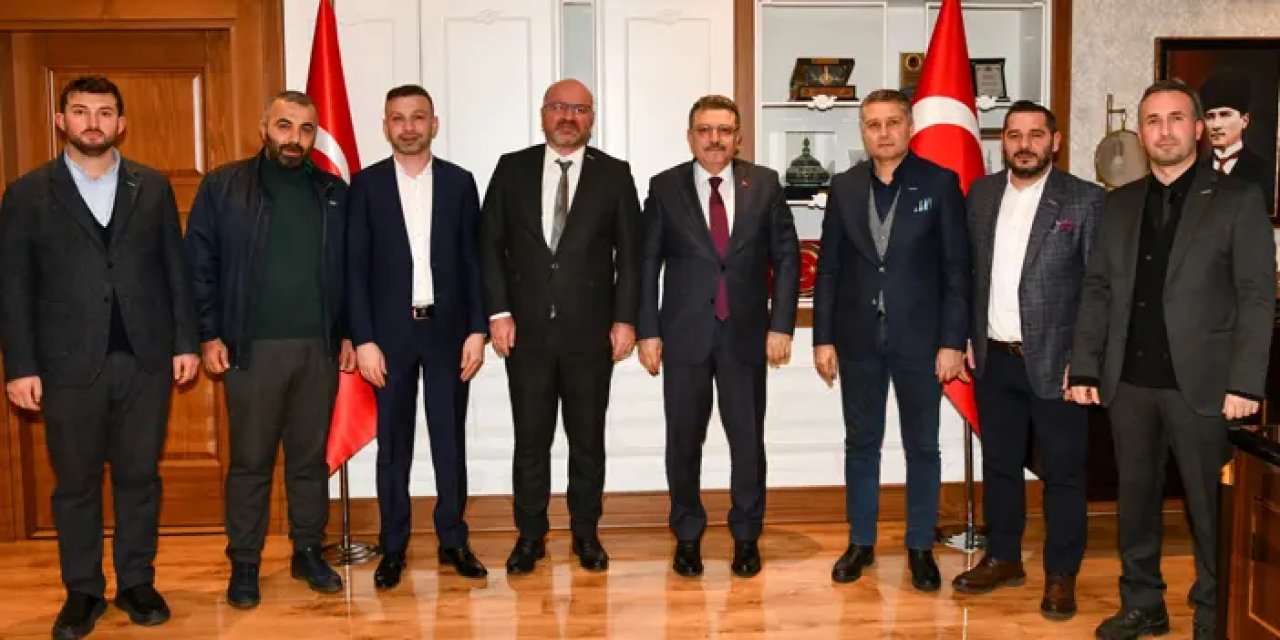 MÜSİAD Trabzon Şube Başkanı İskenderoğlu’ndan Başkan Genç’e ziyaret