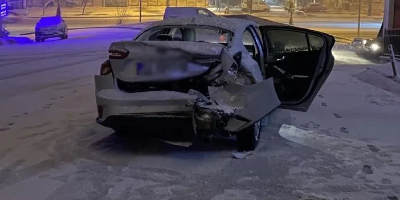 Ordu’da kayan otomobil önündeki araca çarptı! Yaralılar var