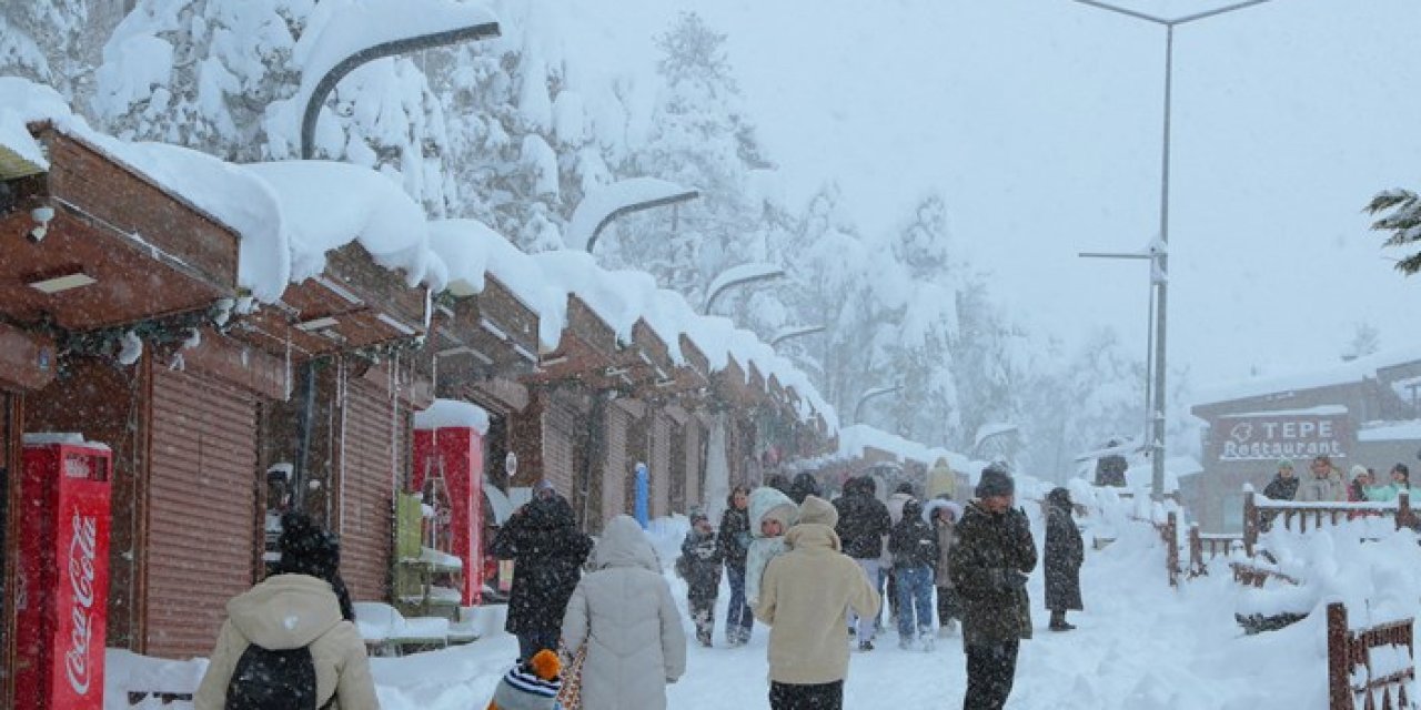 Ordu'da karın tadını Boztepe'de çıkardılar