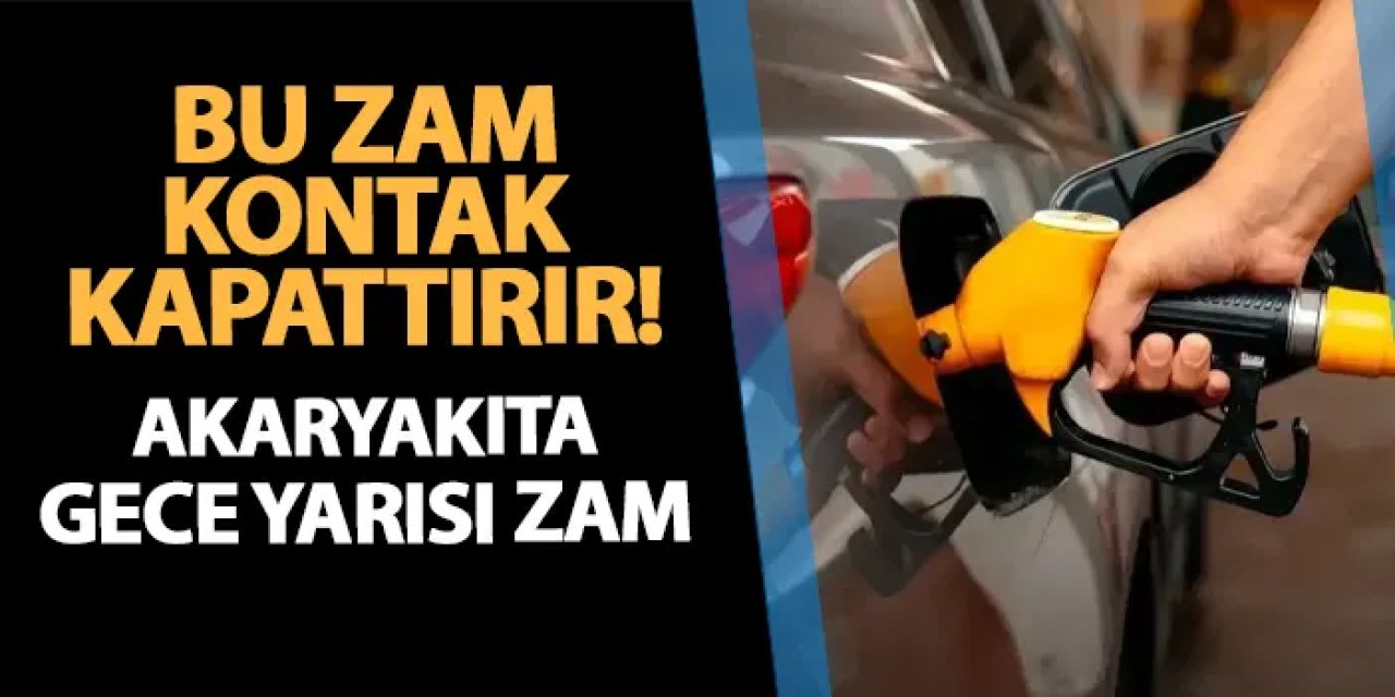 Cepler bir kez daha yandı! Akaryakıta büyük zam: İşte güncel fiyatlar