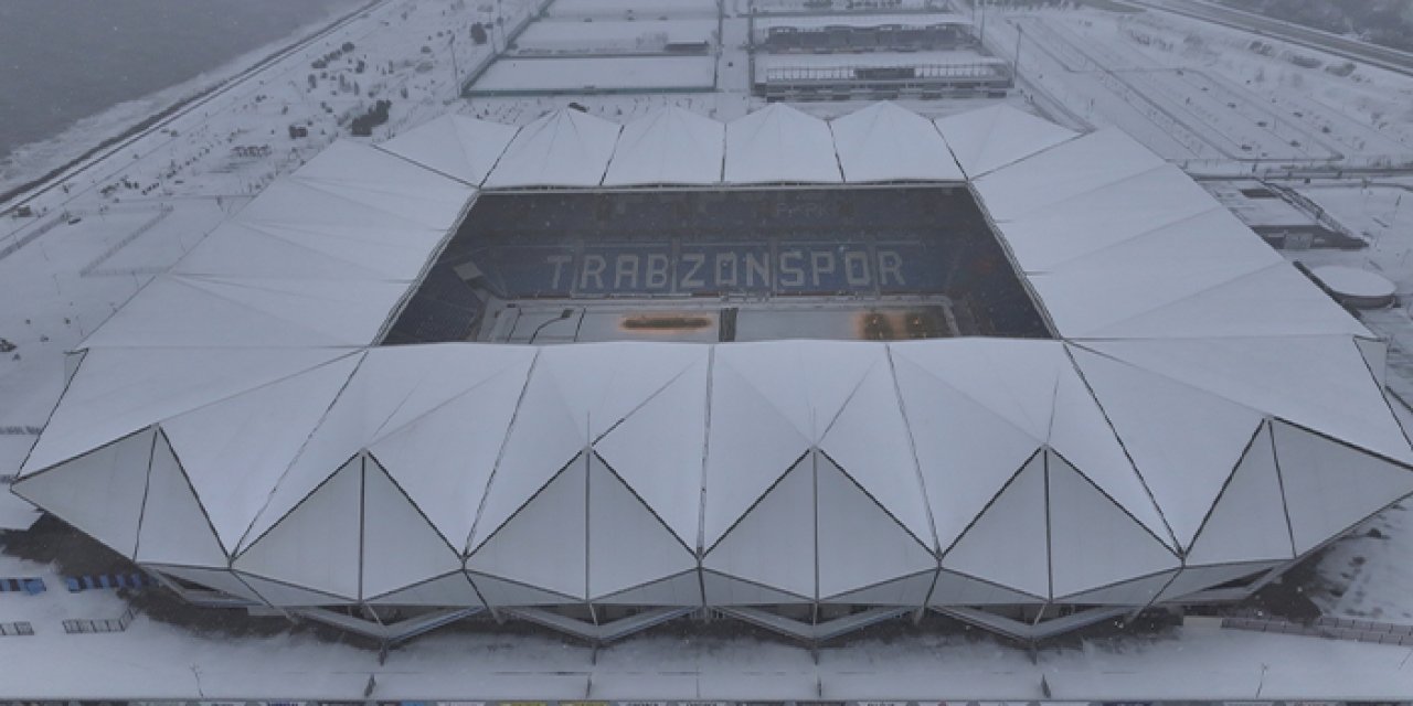 Trabzon'da Papara Park beyaza büründü