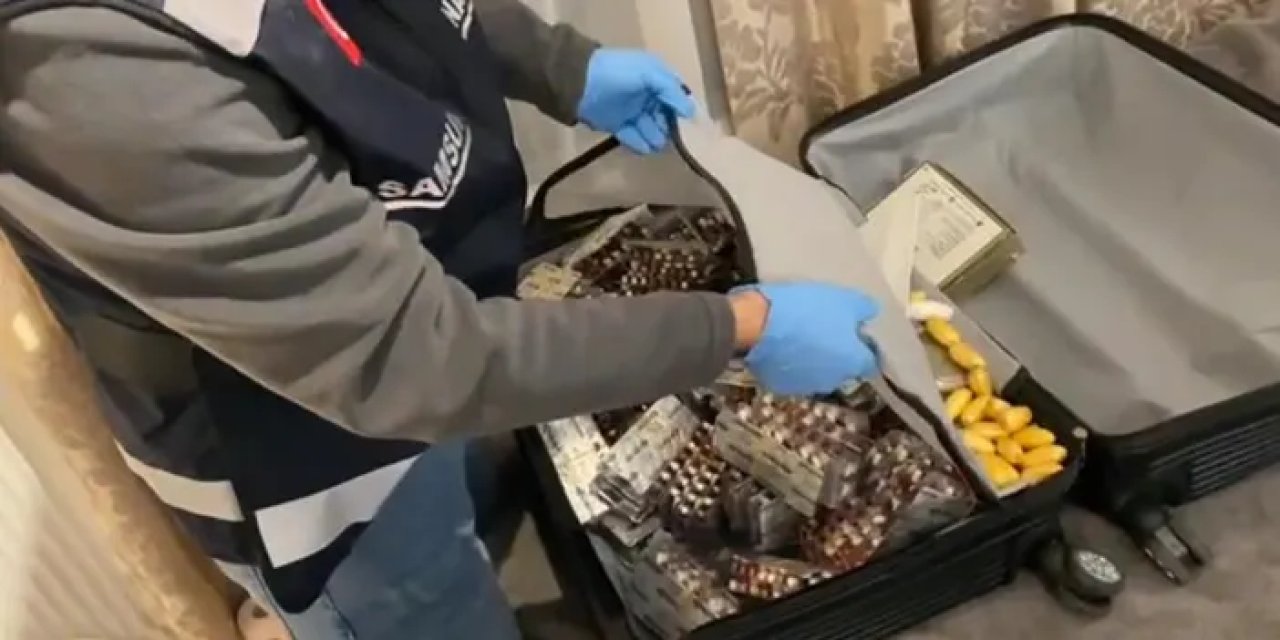 Samsun’da uyuşturucu saklamak için 3 ev kiraladı yine de kurtulamadı!