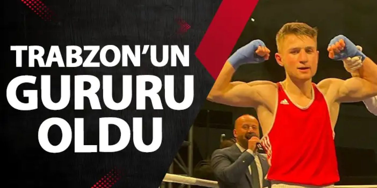 Ortahisar Belediyesi sporcusu Mehmethan Çınar, Boks’ta Türkiye Şampiyonu oldu