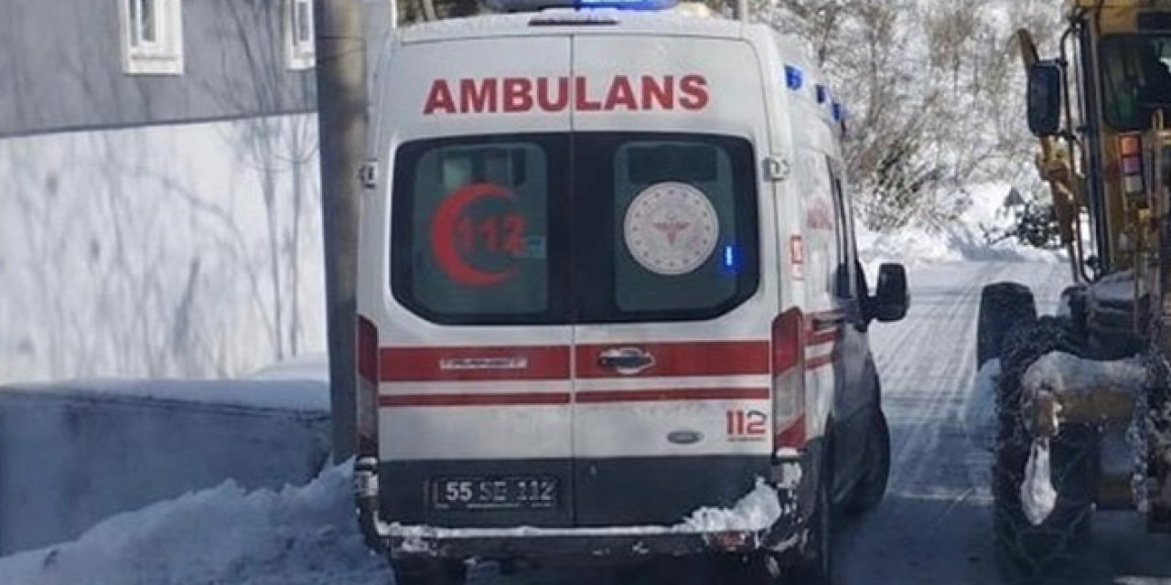 Samsun'da karda mahsur kalan 98 hasta ekipler tarafından kurtarıldı