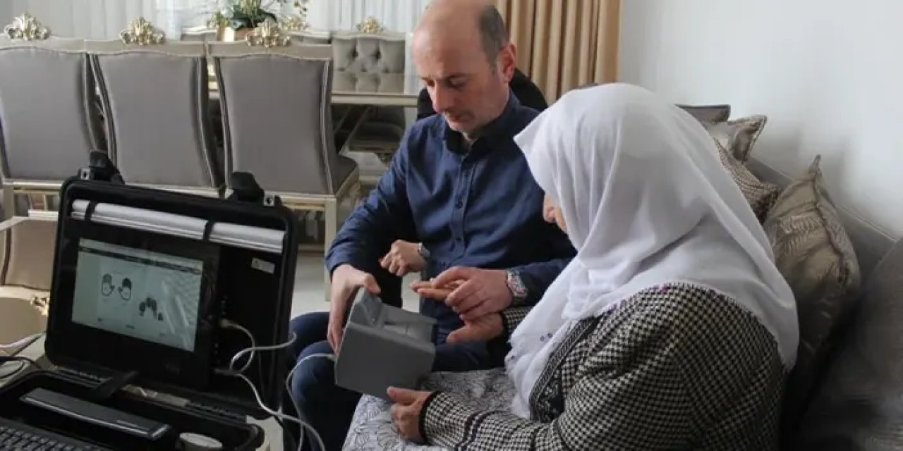 Bayburt’ta adreste nüfus hizmeti! Kimlik başvurusu evde alındı