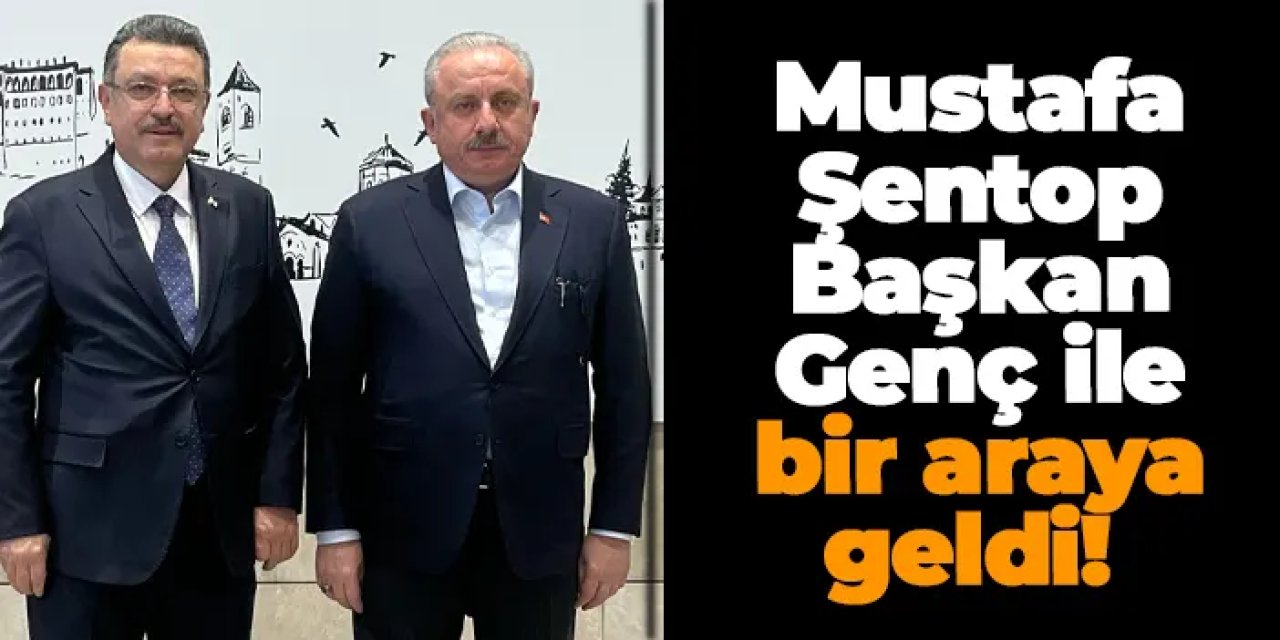 Mustafa Şentop Başkan Genç ile bir araya geldi!