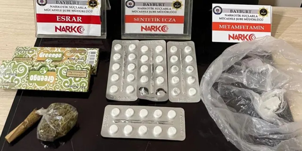 Bayburt’ta zehir operasyonu! 2 şüpheliye işlem