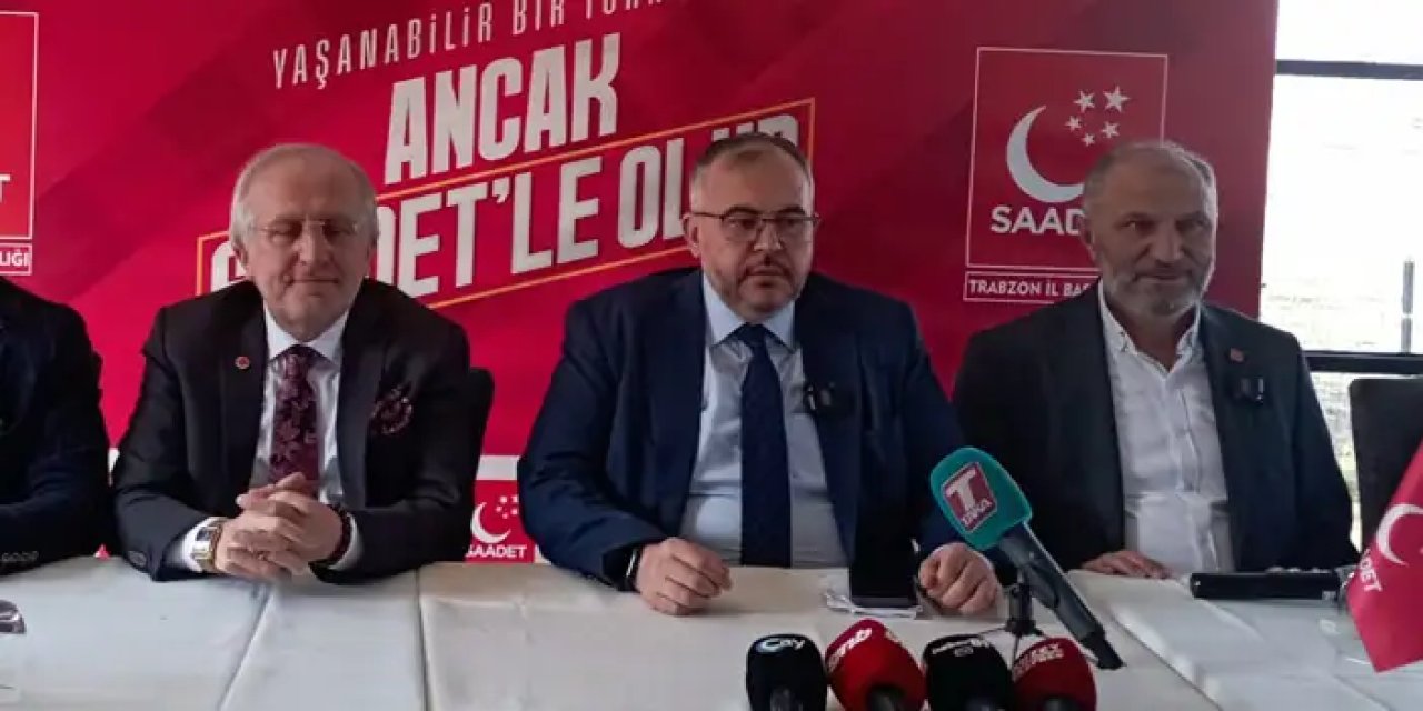Saadet Partisi Hatay Milletvekili Necmettin Çalışkan Trabzon’da Konuştu: “Ülkenin İki Sorunu Var”