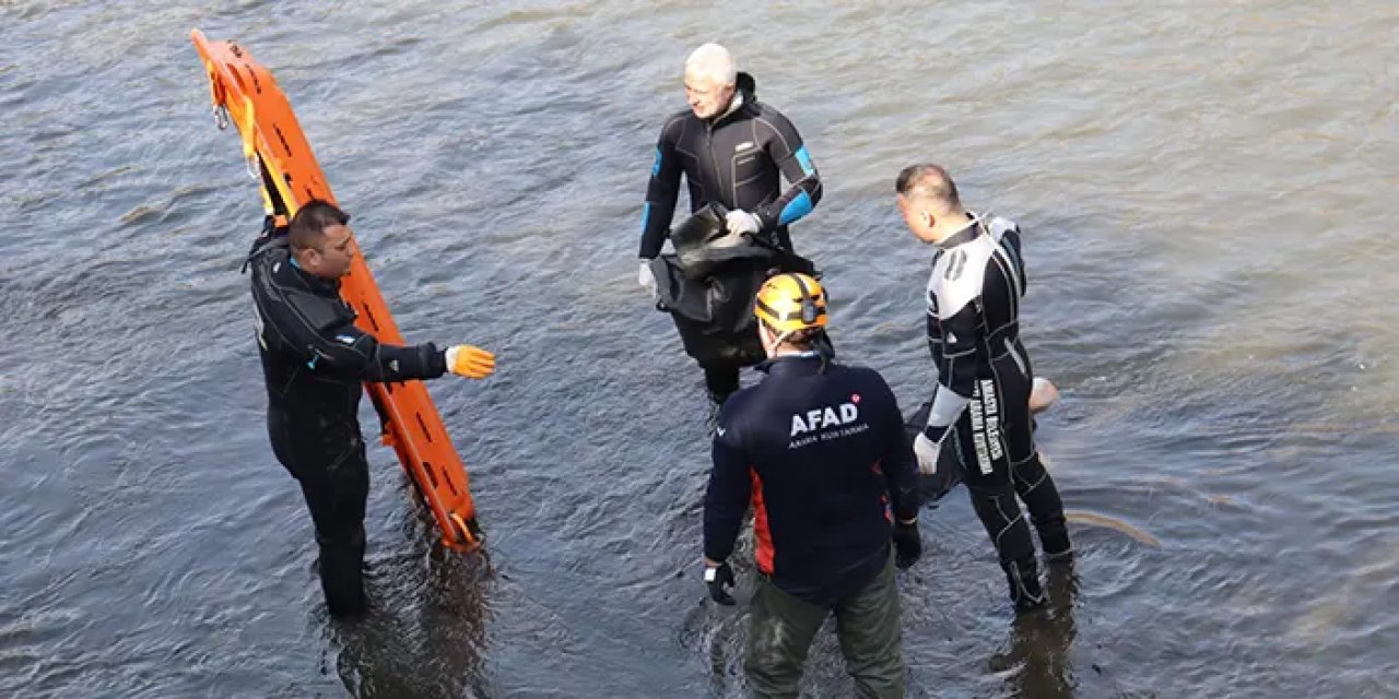 Amasya'da emekli polisin cesedi ırmakta bulundu