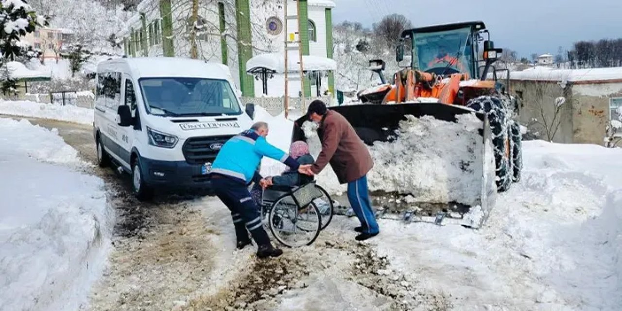 Ordu’da karla mücadelede rekor! 10 günde 42 bin 826 kilometre yol açıldı