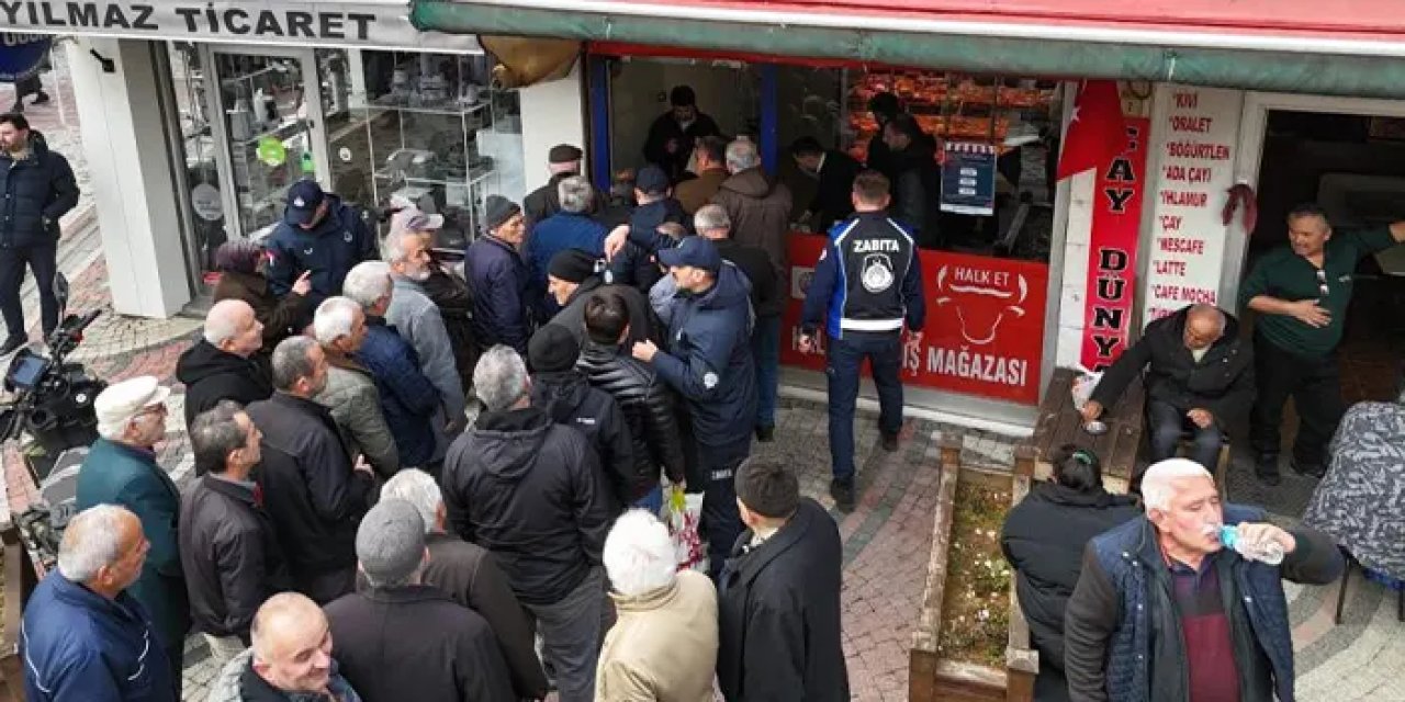 Giresun'da ramazan boyunca uygun fiyatlı et satışı!