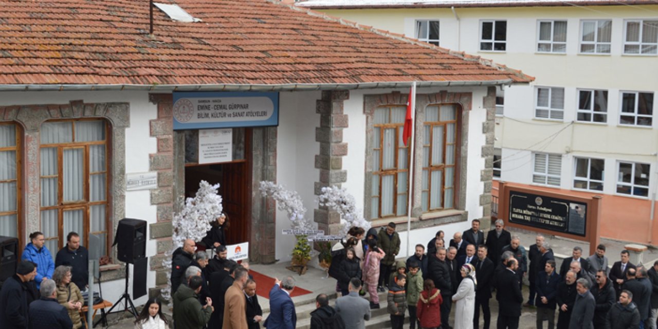Samsun'da Milli Mücadelenin tanığı okul bilim ve sanat atölyesine dönüştürüldü
