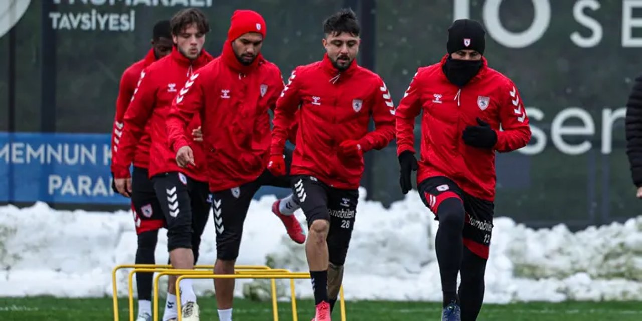 Samsunspor Göztepe maçının hazırlıkları devam etti!