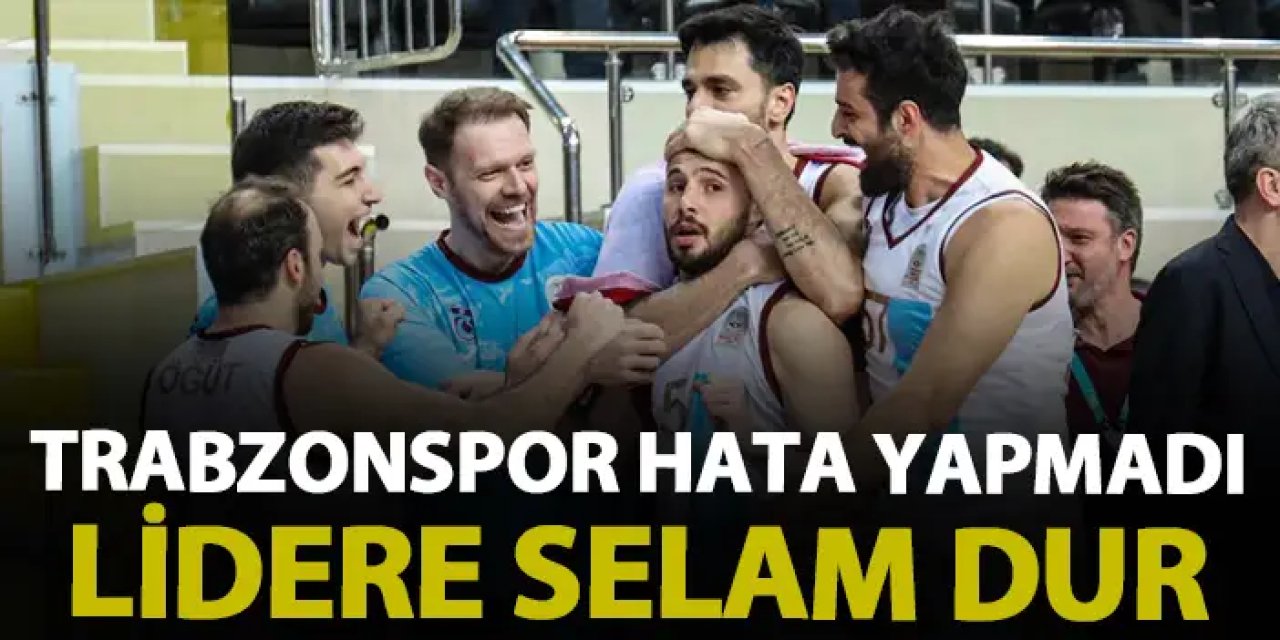 Trabzonspor 107-96 Esenler Erokspor! Bordo mavililer hata yapmadı