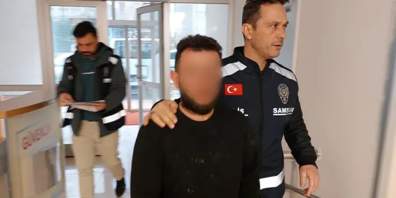 Samsun’da ailesi iftara gidince evi ateşe verdi! Adliyeye sevk edildi