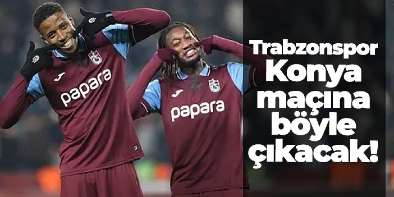 Trabzonspor’un Konyaspor Maçında Giyeceği Forma Açıklandı