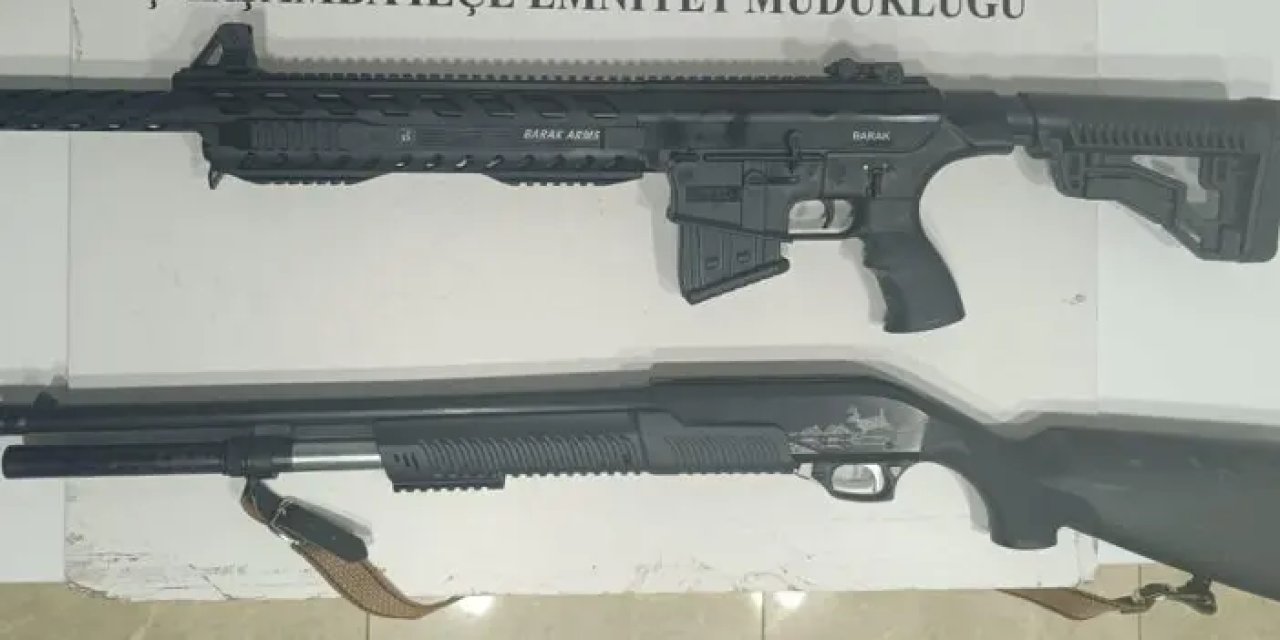 Sosyal medyada paylaşılan görüntü yakalattı! Havaya ateş açan şahıs gözaltında