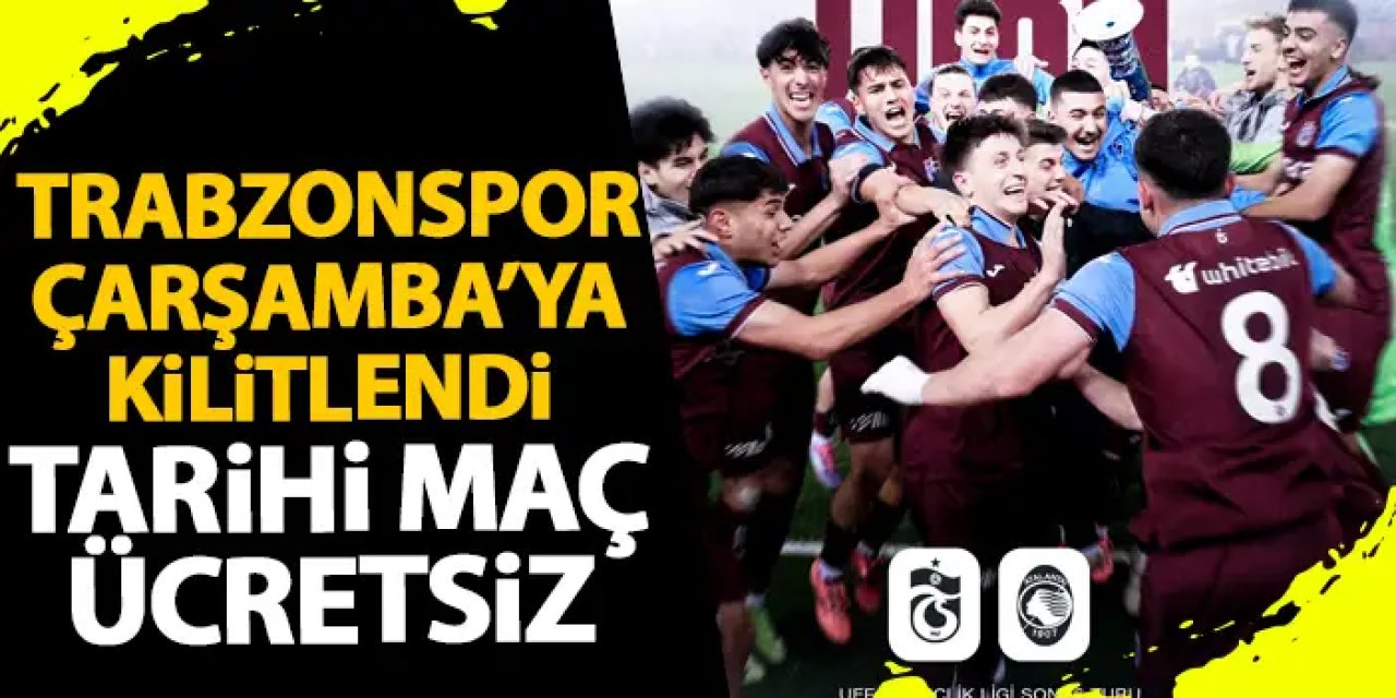 Trabzonspor U19 - Atalanta U19 maçında passolig zorunluluğu yok