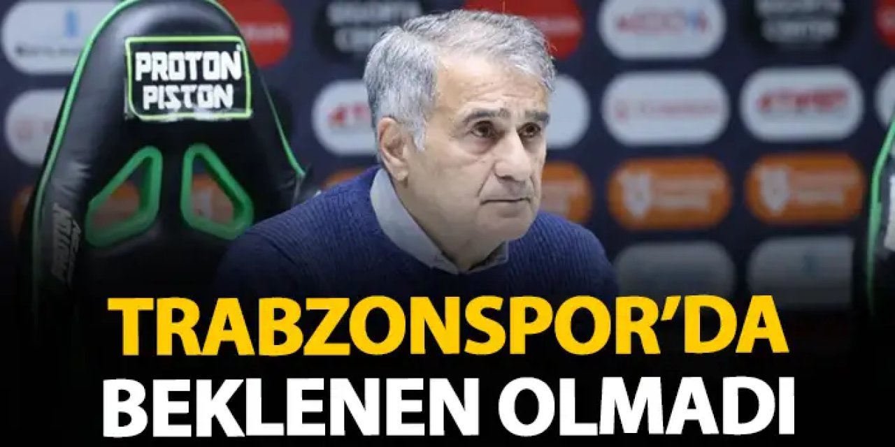 Güneşli Trabzonspor beklenen performanstan uzak!