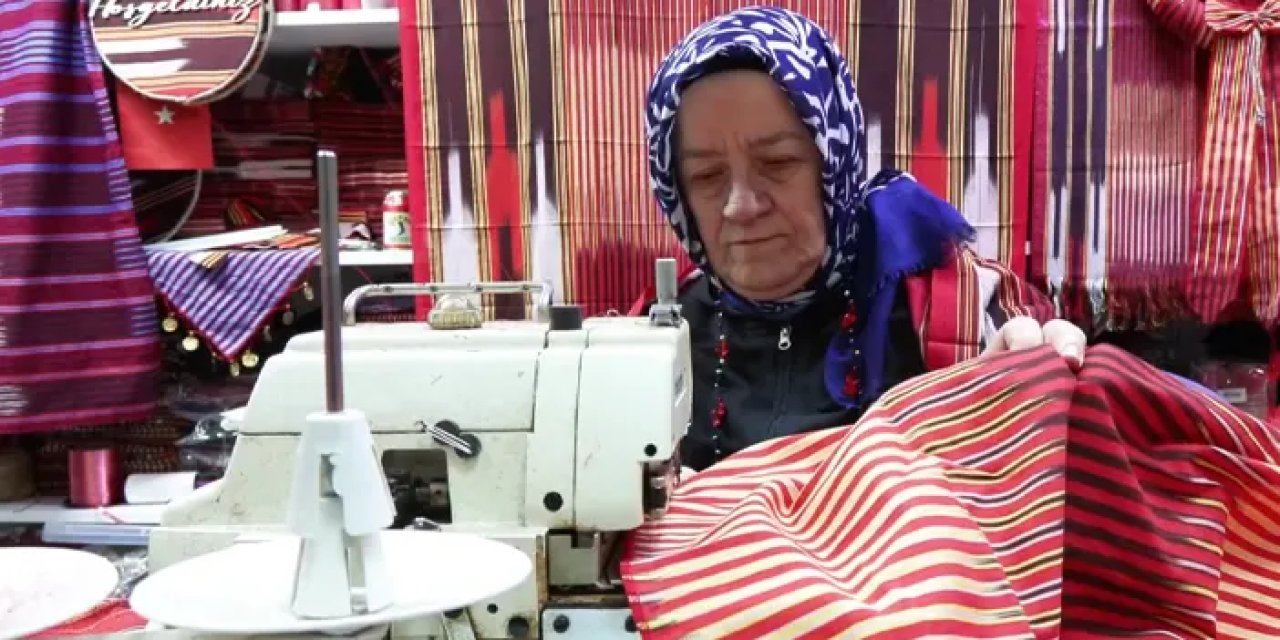 Trabzonlu girişimci keşan beziyle kına gecelerine renk katıyor