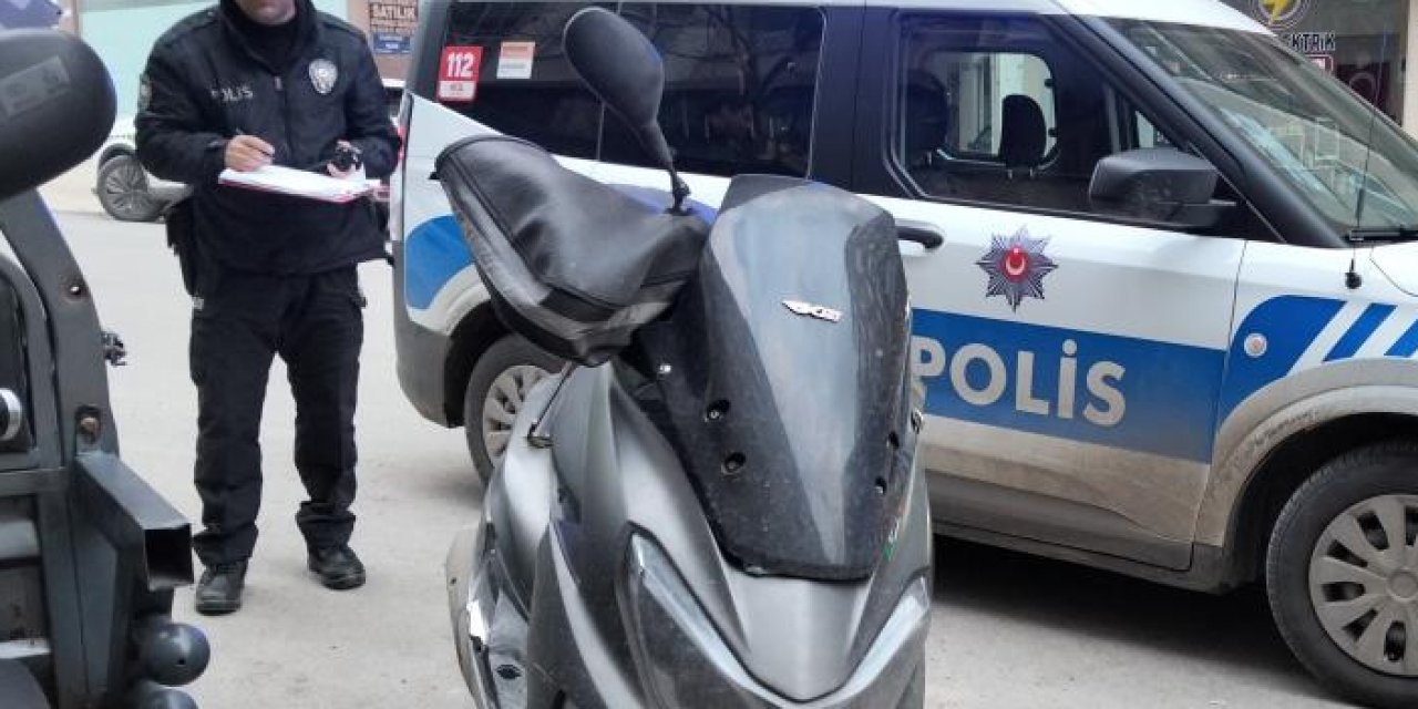 Samsun'da devrilen motosikletin sürücüsü yaralandı