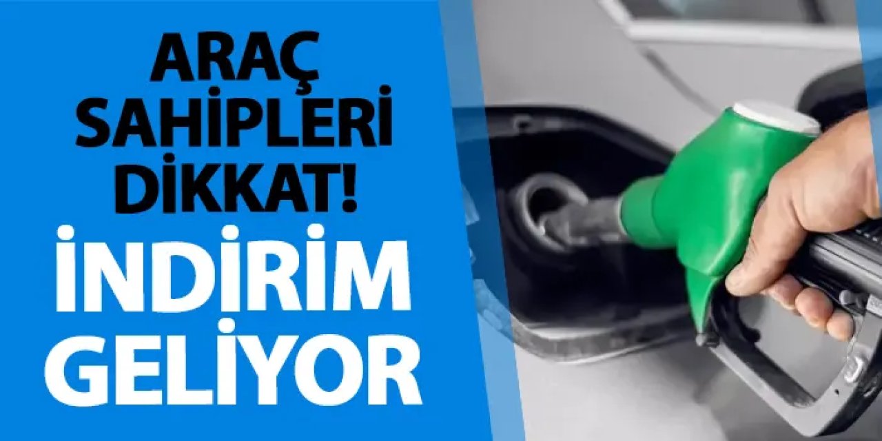 Benzine indirim geliyor! Cuma gününden itibaren pompada düşüş bekleniyor