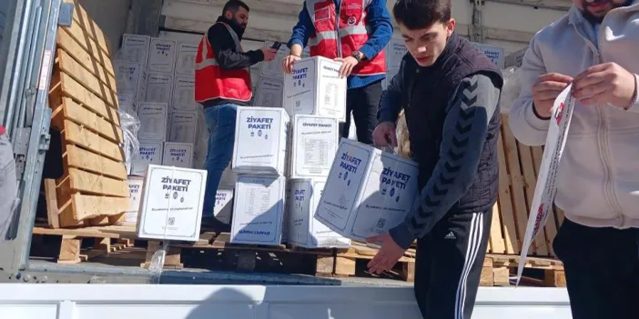 Samsun’da ihtiyaç sahiplerine 5 bin 555 ramazan kolisi!