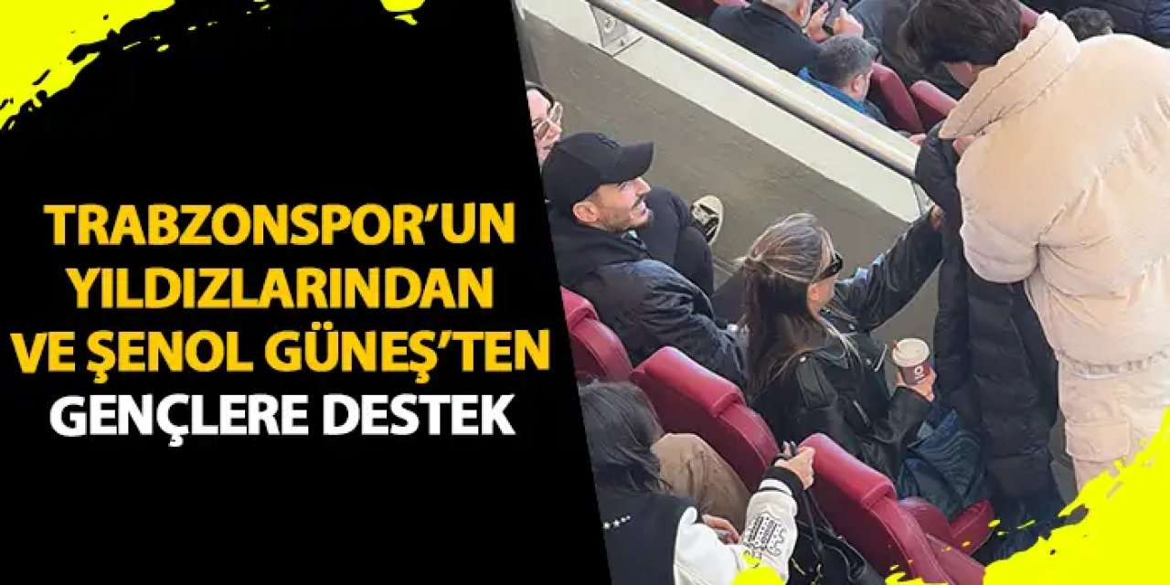 Trabzonspor’da gençlere Atalanta karşısında abileri destek verdi!