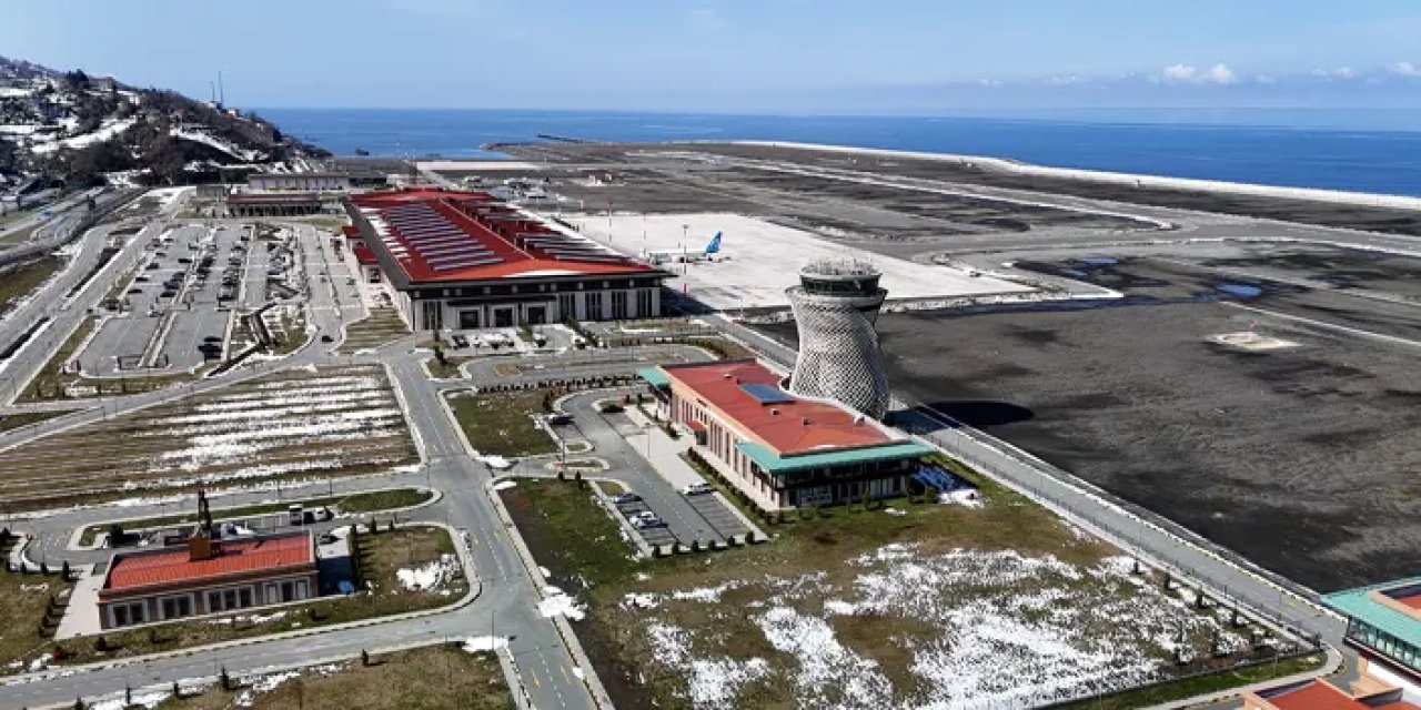 Rize-Artvin Havalimanı’nı milyonlarca yolcu kullandı!