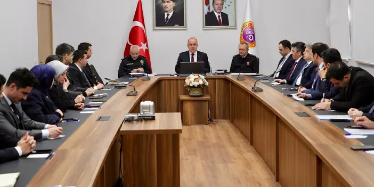 Ordu’da asayiş ve güvenlik toplantısı!
