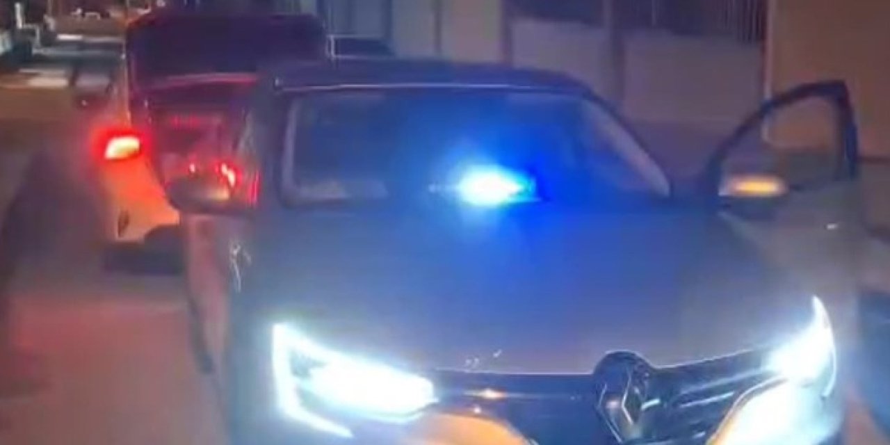 Samsun'da usulsüz çakar lamba kullanımına 276 bin lira ceza uygulandı